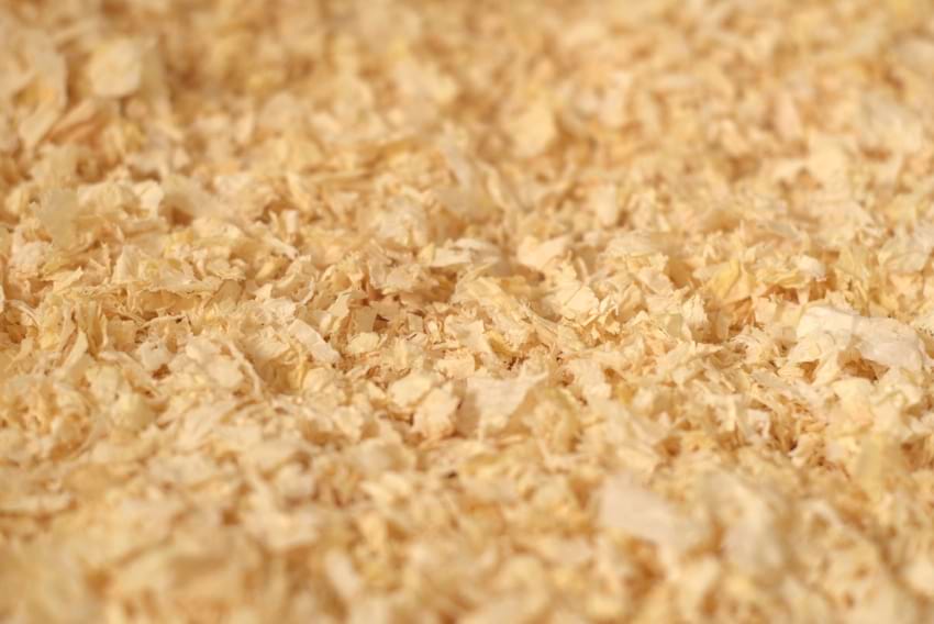 Kiln-dried pine bedding for guinea pigs