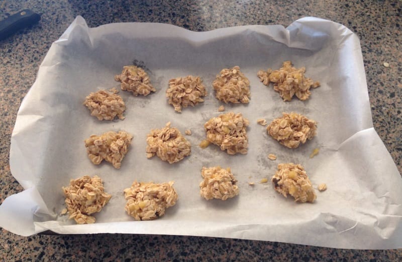 Banana Blobs homemade rat treat