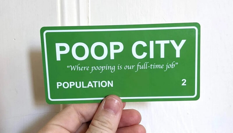 Poop city sticker